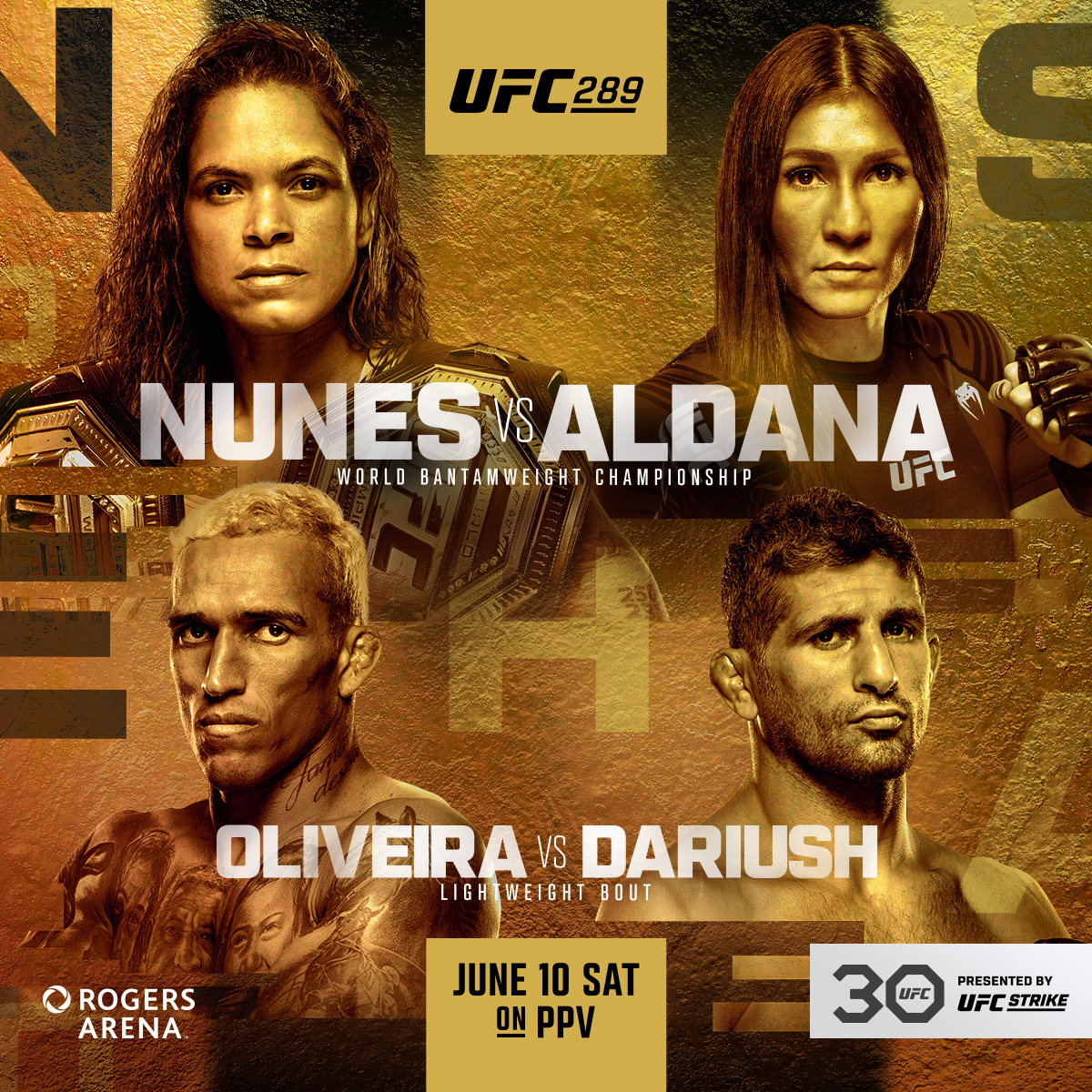 UFC 289: Nunes vs Aldana