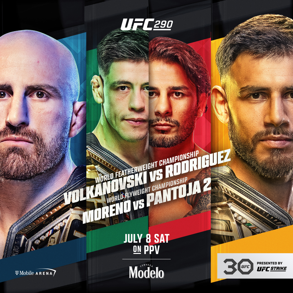 UFC 290: Volkanovski vs Rodriguez 🥊 Sat. July 8