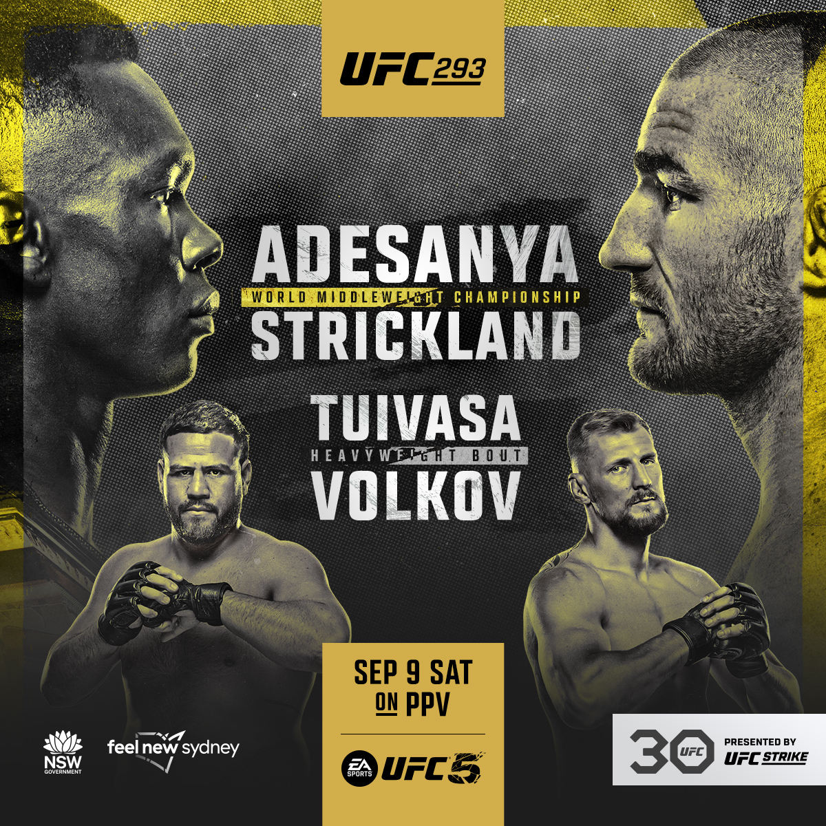 UFC 293: Adesanya vs. Strickland